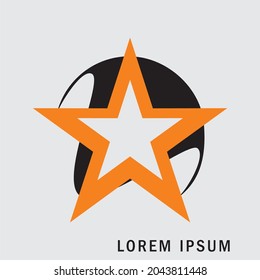 el logotipo de estrella es adecuado a efectos del nombre y las iniciales de la empresa,
este logotipo está inspirado en la estrella naranja, etc.