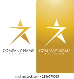 Star logo and symbol  icon Template element