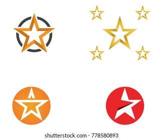 Star Logo and symbols icons  Template app
