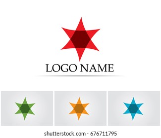 Star Logo and symbols Template
