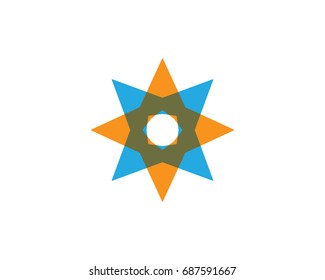 Star Logo and symbols Template

