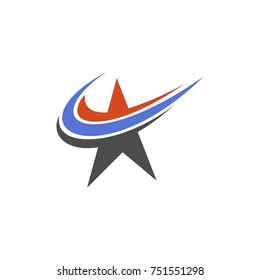 Star Logo Template Stock Vector (Royalty Free) 751551298
