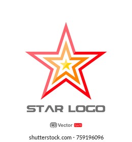 plantilla de logotipo de estrella