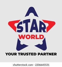 star logo template design. modern logo design