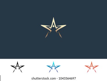  Star Logo Template Design Vector 