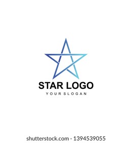 STAR LOGO TEMPLATE DESIGN VECTOR