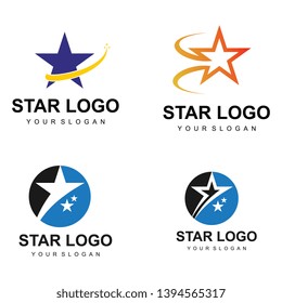 STAR LOGO TEMPLATE DESIGN VECTOR