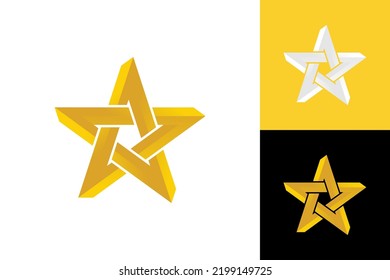 Star logo template design vector