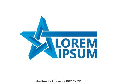vector de diseño de plantillas de logotipo de estrella