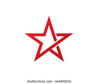 Star Logo Template Design Vector, Emblem, Design Concept, Creative Symbol, Icon