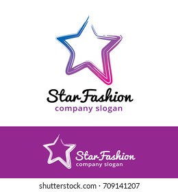 Star Logo Template Design Vector, Emblem, Design Concept, Creative Symbol, Icon