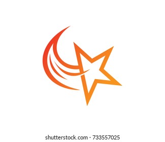 Star Logo Template Design Vector, Emblem, Design Concept, Creative Symbol, Icon