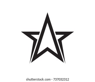 Star Logo Template Design Vector, Emblem, Design Concept, Creative Symbol, Icon