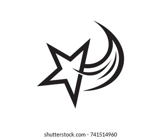 Star Logo Template Design Vector, Emblem, Design Concept, Creative Symbol, Icon
