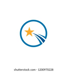 Star logo template  ideas design vector illustration graphic on background