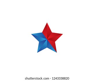 Star logo template illustration design