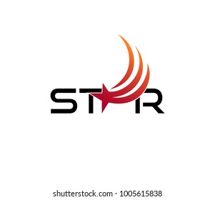 Star logo template. modern star icon