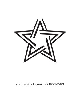 Star Logo Template on white back ground