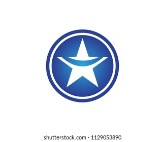 Star Logo Template logo and symbol
