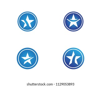 Star Logo Template logo and symbol
