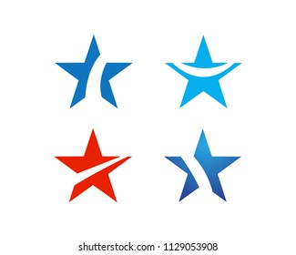 Star Logo Template logo and symbol
