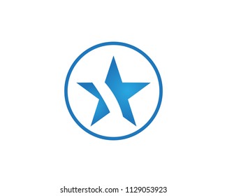 Star Logo Template logo and symbol