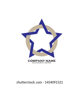 Star logo template - Vector
