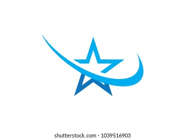 Star logo template vector icon illustration design