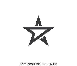 Star logo template vector icon illustration design