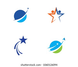 Star Logo Template vector icon illustration design