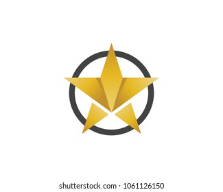 Star logo template vector icon illustration design
.