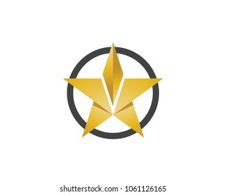 Star logo template vector icon illustration design
.