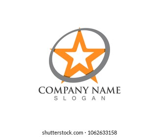 Star logo template vector icon illustration design