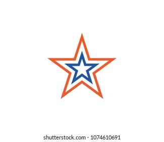 Star Logo Template vector icon illustration design
