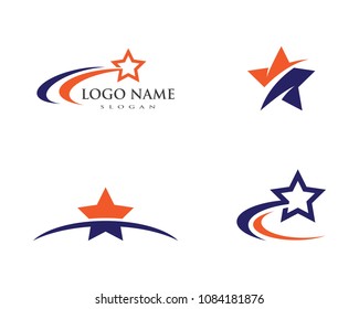 Star Logo Template vector icon illustration design