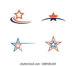 Star Logo Template vector icon illustration design