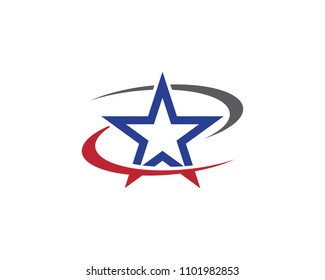 Star Logo Template vector icon illustration design