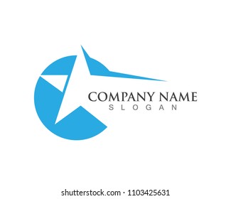 Star Logo Template vector icon illustration design
