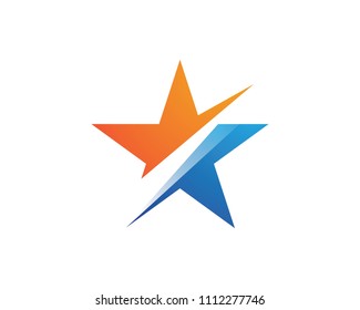 Star Logo Template vector icon illustration design