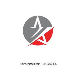 Star Logo Template vector icon illustration design