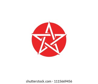 Star Logo Template vector icon illustration design
