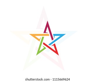 Star Logo Template vector icon illustration design
