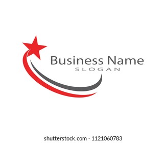 Star logo template vector icon illustration design