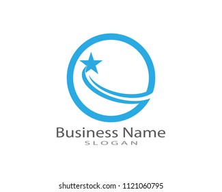Star logo template vector icon illustration design