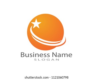 Star logo template vector icon illustration design