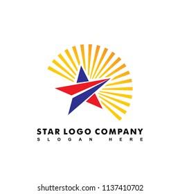 Star Logo Template vector icon illustration design