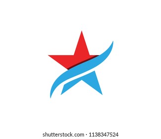 Star Logo Template vector icon illustration design