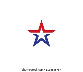 Star Logo Template vector icon illustration design