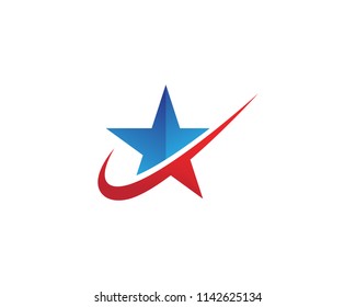Star Logo Template vector icon illustration design