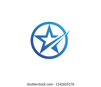 Star Logo Template vector icon illustration design